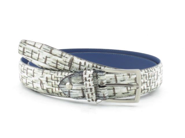 Heren riem off 2025 white