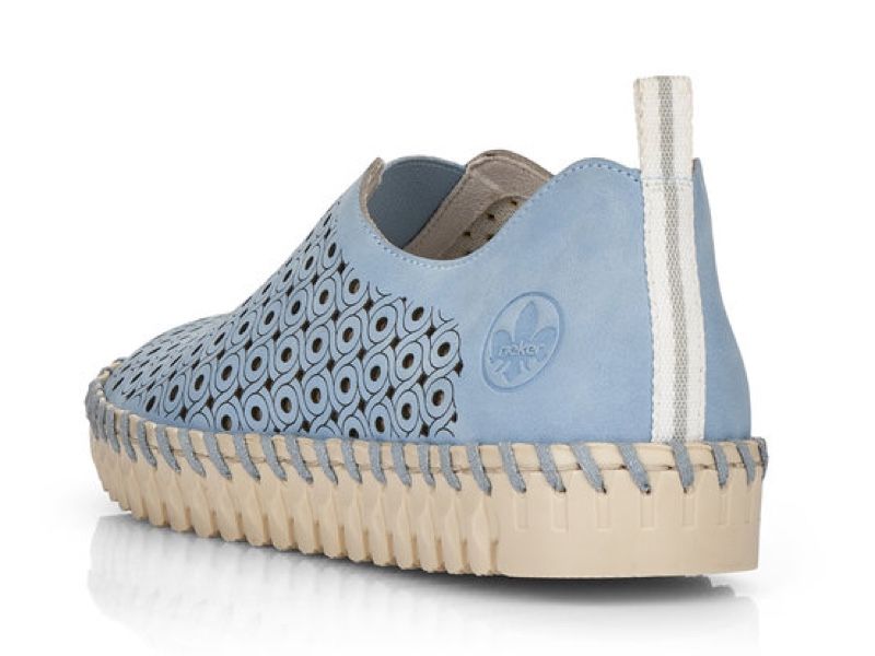 Rieker sneakers sales blauw dames
